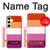S3887 レズビアンプライドフラッグ Lesbian Pride Flag Samsung Galaxy S24 バックケース、フリップケース・カバー