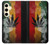 S3890 レゲエ ラスタ フラッグ スモーク Reggae Rasta Flag Smoke Samsung Galaxy S24 バックケース、フリップケース・カバー