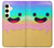 S3939 アイスクリーム キュートな笑顔 Ice Cream Cute Smile Samsung Galaxy S24 バックケース、フリップケース・カバー