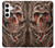 S1675 頭蓋骨の血のタトゥー Skull Blood Tattoo Samsung Galaxy S24 Plus バックケース、フリップケース・カバー