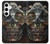 S1685 スチームパンク 頭蓋骨 Steampunk Skull Head Samsung Galaxy S24 Plus バックケース、フリップケース・カバー
