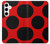 S1829 天道虫 ドット柄 Ladybugs Dot Pattern Samsung Galaxy S24 Plus バックケース、フリップケース・カバー
