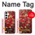 S2414 赤開花アーモンドの木 フィンセント・ファン・ゴッホ Red Blossoming Almond Tree Van Gogh Samsung Galaxy S24 Plus バックケース、フリップケース・カバー