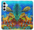S2568 海と魚とサンゴ Sea Seabed Fish Corals Underwater Ocean Samsung Galaxy S24 Plus バックケース、フリップケース・カバー