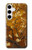 S2663 黄開花アーモンドの木 フィンセント・ファン・ゴッホ Yellow Blossoming Almond Tree Van Gogh Samsung Galaxy S24 Plus バックケース、フリップケース・カバー