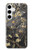 S2664 黒開花アーモンドの木 フィンセント・ファン・ゴッホ Black Blossoming Almond Tree Van Gogh Samsung Galaxy S24 Plus バックケース、フリップケース・カバー