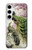 S2773 ピーコック中国の絵画 Peacock Chinese Brush Painting Samsung Galaxy S24 Plus バックケース、フリップケース・カバー