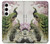 S2773 ピーコック中国の絵画 Peacock Chinese Brush Painting Samsung Galaxy S24 Plus バックケース、フリップケース・カバー