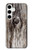 S2844 古い木材樹皮 グラフィック Old Wood Bark Printed Samsung Galaxy S24 Plus バックケース、フリップケース・カバー