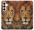 S2870 ライオン Lion King of Beasts Samsung Galaxy S24 Plus バックケース、フリップケース・カバー