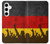 S2966 ドイツサッカー Germany Football Soccer Flag Samsung Galaxy S24 Plus バックケース、フリップケース・カバー