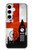 S2979 イングランドサッカー England Football Soccer Flag Samsung Galaxy S24 Plus バックケース、フリップケース・カバー