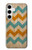 S3033 ヴィヴィッドシェブロングラフィック Vintage Wood Chevron Graphic Printed Samsung Galaxy S24 Plus バックケース、フリップケース・カバー