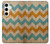 S3033 ヴィヴィッドシェブロングラフィック Vintage Wood Chevron Graphic Printed Samsung Galaxy S24 Plus バックケース、フリップケース・カバー