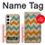 S3033 ヴィヴィッドシェブロングラフィック Vintage Wood Chevron Graphic Printed Samsung Galaxy S24 Plus バックケース、フリップケース・カバー