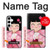 S3042 雛人形 着物桜 Japan Girl Hina Doll Kimono Sakura Samsung Galaxy S24 Plus バックケース、フリップケース・カバー