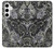 S3251 バティックパターン Batik Flower Pattern Samsung Galaxy S24 Plus バックケース、フリップケース・カバー