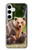 S3558 くまの家族 Bear Family Samsung Galaxy S24 Plus バックケース、フリップケース・カバー