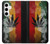 S3890 レゲエ ラスタ フラッグ スモーク Reggae Rasta Flag Smoke Samsung Galaxy S24 Plus バックケース、フリップケース・カバー