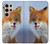 S0417 狐 Fox Samsung Galaxy S24 Ultra バックケース、フリップケース・カバー