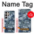 S2346 海軍迷彩グラフィック Navy Camo Camouflage Graphic Samsung Galaxy S24 Ultra バックケース、フリップケース・カバー