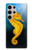 S2444 タツノオトシゴ 深い青色の海 Seahorse Underwater World Samsung Galaxy S24 Ultra バックケース、フリップケース・カバー
