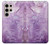 S2690 アメジスト結晶グラフィックプリント Amethyst Crystals Graphic Printed Samsung Galaxy S24 Ultra バックケース、フリップケース・カバー