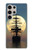 S2897 海賊船 ムーン・ナイト Pirate Ship Moon Night Samsung Galaxy S24 Ultra バックケース、フリップケース・カバー