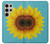S3039 ひまわり Vintage Sunflower Blue Samsung Galaxy S24 Ultra バックケース、フリップケース・カバー