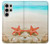 S3212 シーシェルズ・ヒトデ・ビーチ Sea Shells Starfish Beach Samsung Galaxy S24 Ultra バックケース、フリップケース・カバー
