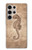 S3214 タツノオトシゴスケルトン化石 Seahorse Skeleton Fossil Samsung Galaxy S24 Ultra バックケース、フリップケース・カバー