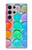 S3235 水彩ミキシング Watercolor Mixing Samsung Galaxy S24 Ultra バックケース、フリップケース・カバー