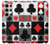 S3463 ポーカーカード Poker Card Suit Samsung Galaxy S24 Ultra バックケース、フリップケース・カバー