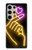 S3512 かわいいミニハート Cute Mini Heart Neon Graphic Samsung Galaxy S24 Ultra バックケース、フリップケース・カバー