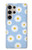 S3681 デイジーの花のパターン Daisy Flowers Pattern Samsung Galaxy S24 Ultra バックケース、フリップケース・カバー