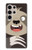 S3855 ナマケモノの顔の漫画 Sloth Face Cartoon Samsung Galaxy S24 Ultra バックケース、フリップケース・カバー