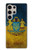 S3858 ウクライナ ヴィンテージ旗 Ukraine Vintage Flag Samsung Galaxy S24 Ultra バックケース、フリップケース・カバー