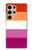 S3887 レズビアンプライドフラッグ Lesbian Pride Flag Samsung Galaxy S24 Ultra バックケース、フリップケース・カバー