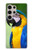 S3888 コンゴウインコの顔の鳥 Macaw Face Bird Samsung Galaxy S24 Ultra バックケース、フリップケース・カバー