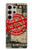 S3937 テキスト トップ シークレット アート ヴィンテージ Text Top Secret Art Vintage Samsung Galaxy S24 Ultra バックケース、フリップケース・カバー