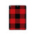 S2931 レッドバッファローチェック柄 Red Buffalo Check Pattern iPad 10.2 (2021,2020,2019), iPad 9 8 7 タブレットケース