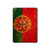 S2973 ポルトガルサッカー Portugal Football Soccer Flag iPad 10.2 (2021,2020,2019), iPad 9 8 7 タブレットケース