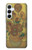 S0214 フィンセント・ファン・ゴッホ 15本のひまわり Van Gogh Vase Fifteen Sunflowers Samsung Galaxy A55 5G バックケース、フリップケース・カバー