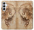 S1045 レオナルドダヴィンチ女性の頭 Leonardo da Vinci Woman's Head Samsung Galaxy A55 5G バックケース、フリップケース・カバー
