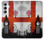 S2979 イングランドサッカー England Football Soccer Flag Samsung Galaxy A55 5G バックケース、フリップケース・カバー