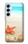 S3212 シーシェルズ・ヒトデ・ビーチ Sea Shells Starfish Beach Samsung Galaxy A55 5G バックケース、フリップケース・カバー