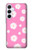 S3500 ピンクの花柄 Pink Floral Pattern Samsung Galaxy A55 5G バックケース、フリップケース・カバー