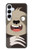 S3855 ナマケモノの顔の漫画 Sloth Face Cartoon Samsung Galaxy A55 5G バックケース、フリップケース・カバー