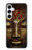 S3874 ブッダフェイスオームシンボル Buddha Face Ohm Symbol Samsung Galaxy A55 5G バックケース、フリップケース・カバー