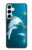 S3878 イルカ Dolphin Samsung Galaxy A55 5G バックケース、フリップケース・カバー